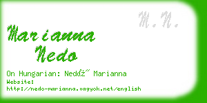 marianna nedo business card